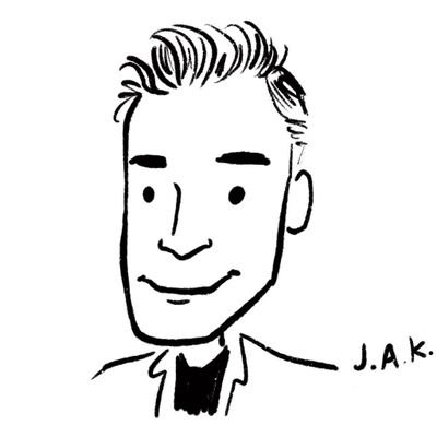 Cartoon of me by Jason Adam Katzenstein